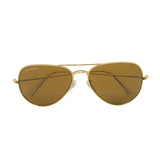 Choriotis-3026 Astor Aviator Brown-Gold Sunglasses For Men & Women~CT-3026 - SWASTIK CREATIONS The Trend Point