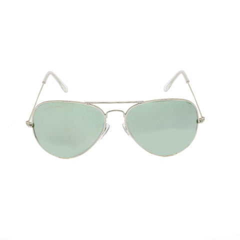 Louis Kouros-3026 Armstoner Aviator Silver-Silver Sunglasses For Men & Women~LK-3026