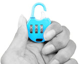 1245 Stainless Steel Resettable Combination Padlock Round Shape - SWASTIK CREATIONS The Trend Point