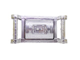 2091 Multipurpose 4 Section Royal Design Silver Storage/Gift Box - SWASTIK CREATIONS The Trend Point