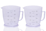 0786 Professional Transparent Measuring Mug for Measuring Solids and Liquids - Pack of 2 - SWASTIK CREATIONS The Trend Point