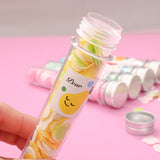 1319 Portable Hand Washing Bath Flower Shape Paper Soap Strips In Test Tube Bottle - SWASTIK CREATIONS The Trend Point