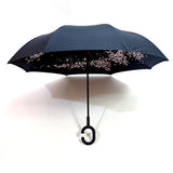 0233 Printed Travel Windproof Umbrella (Reverse Umbrella) - SWASTIK CREATIONS The Trend Point