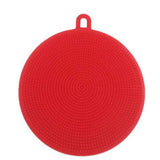 1344 Silicone Dish Scrubber Sponge Mildew Free, Non Stick, Heat Resistant - SWASTIK CREATIONS The Trend Point