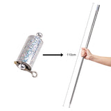 1697 Magic Toy Metal High Elasticity Steel Silver Appearing Cane Magic Toy Magic Steel - SWASTIK CREATIONS The Trend Point