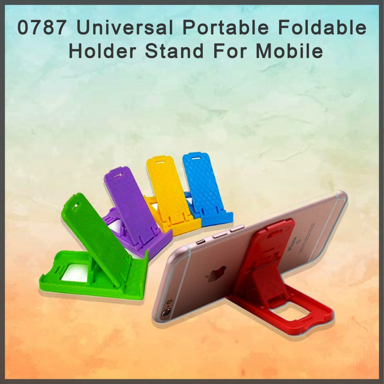 0787 Universal Portable Foldable Holder Stand For Mobile - SWASTIK CREATIONS The Trend Point SWASTIK CREATIONS The Trend Point