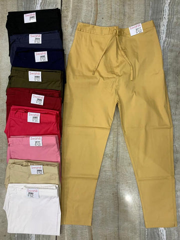 Women's SLIM FIT PANT - SWASTIK CREATIONS The Trend Point