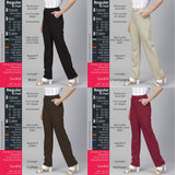 women's Regular Fit Pant - SWASTIK CREATIONS The Trend Point