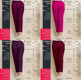women's COMFORT cotton PANT (Regular size) - SWASTIK CREATIONS The Trend Point