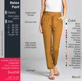 women's Relax Cotton Pant Stretchable 20 colors - SWASTIK CREATIONS The Trend Point