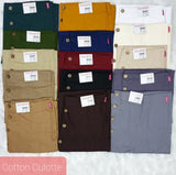 women's Cotton Culotte 15 colors - SWASTIK CREATIONS The Trend Point