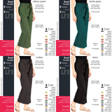 women's Knot Parallel Rayon Pant - SWASTIK CREATIONS The Trend Point
