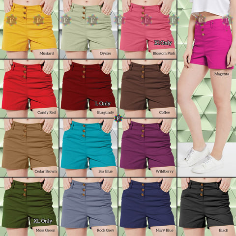 Women's STRETCHABLE Cotton SHORTS - SWASTIK CREATIONS The Trend Point
