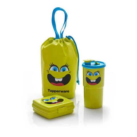 Tupperware SMILEY SET GREEN - SWASTIK CREATIONS The Trend Point