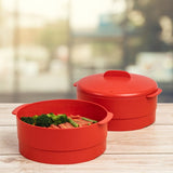 Tupperware STEAM IT (CHILLI) - SWASTIK CREATIONS The Trend Point