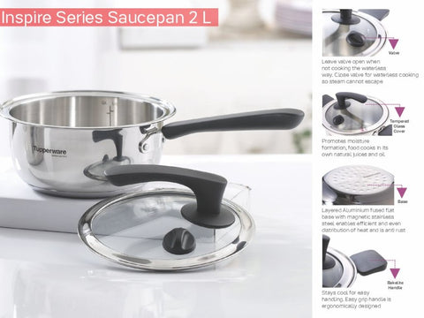 Tupperware Inspire Chef Series Sauce Pan - SWASTIK CREATIONS The Trend Point