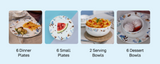 Tupperware PORCELAIN FLORAL COLLECTION - SWASTIK CREATIONS The Trend Point