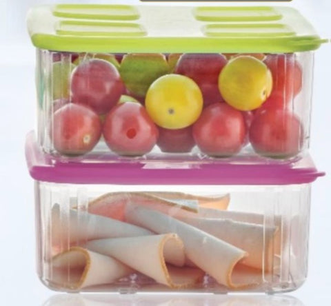 Tupperware CLEAR MATES - SET OF 2 - 1.04 LTR - SWASTIK CREATIONS The Trend Point