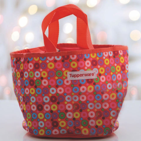 Tupperware Lunch Set Bag (Red) - SWASTIK CREATIONS The Trend Point
