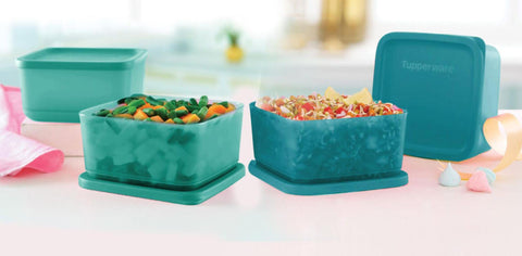 Tupperware CUBIX650ML Set of 4 - SWASTIK CREATIONS The Trend Point