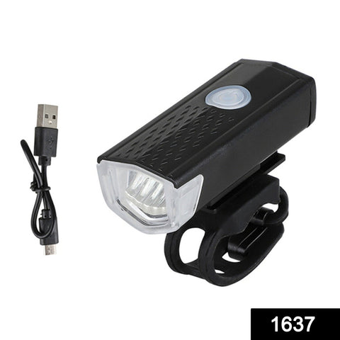 1637 USB Rechargeable Bicycle Light Set 400 Lumen Super Bright Headlight Front Lights - SWASTIK CREATIONS The Trend Point