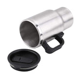 0551 -12V Car Charging Electric Kettle Mug (Silver) - SWASTIK CREATIONS The Trend Point