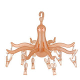 0336 Small Octopus Folding Hanging Dryer Round Folding with 16 Pegs  (Multicolor) - SWASTIK CREATIONS The Trend Point