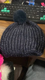 6344 Men's and Women's Skull Slouchy Winter Woolen Knitted Black Inside Fur Beanie Cap. - SWASTIK CREATIONS The Trend Point