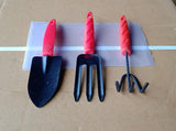 9070 3pcs Small sized Hand Cultivator, Small Trowel, Garden Fork - SWASTIK CREATIONS The Trend Point