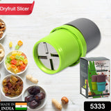 5333 Plastic Dry Fruit and Paper Mill Grinder Slicer, Chocolate Cutter and Butter Slicer with 3 in 1 Blade, Standard, Multicolor 