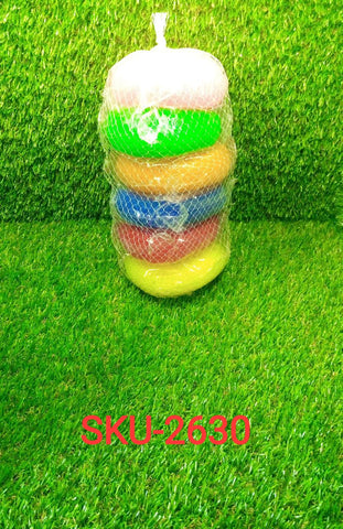 2630 Plastic Scrubber Round Nylon Scrubbers (Pack of 6) - SWASTIK CREATIONS The Trend Point