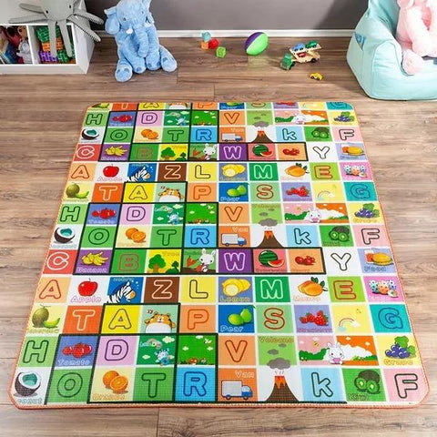 1200 Waterproof Single Side Baby Play Crawl Floor Mat for Kids Picnic School Home (Size 180 x 115) - SWASTIK CREATIONS The Trend Point