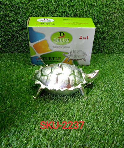 2237 Multipurpose Tortoise Shape Dry Fruit/ Gift Box - SWASTIK CREATIONS The Trend Point