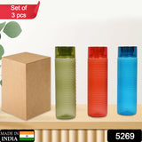 5269 Water Bottles Bubble Design for Fridge School College Office Use ( 3 Pcs ) - SWASTIK CREATIONS The Trend Point