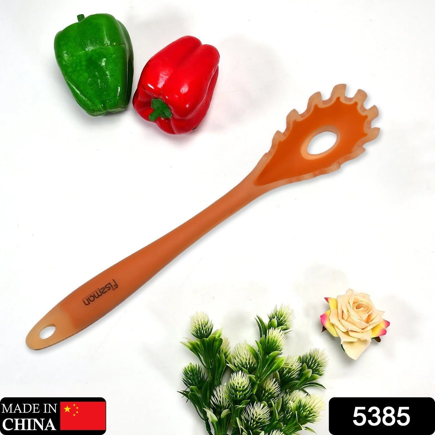 5385 Salad tongs Kitchenware Set Silicone Spoon Baking Kitchen Tools Non-stick Reclaimable Silicone Spatula Spoon Silicone Kitchen Cookware Item - SWASTIK CREATIONS The Trend Point SWASTIK CREATIONS The Trend Point