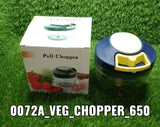 0072A Chopper with 4 Blades for Effortlessly Chopping Vegetables and Fruits for Your Kitchen (650ml) - SWASTIK CREATIONS The Trend Point