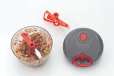 0197 Manual 2 in 1 Compact & Powerful Hand Held Vegetable Chopper/Blender - SWASTIK CREATIONS The Trend Point