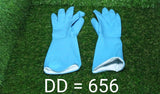 0656 - Cut Glove Reusable Rubber Hand Gloves (Blue) - 1 pc - SWASTIK CREATIONS The Trend Point