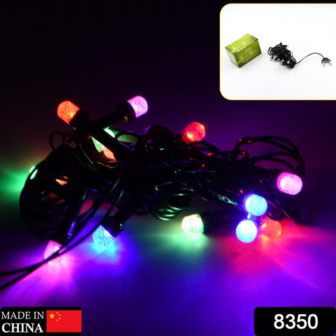 8350 3Mtr Home Decoration Diwali & Wedding LED Christmas String Light Indoor and Outdoor Light ,Festival Decoration Led String Light, Multi-Color Light 1.4MM (15L 3 Mtr)