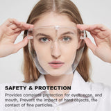 1701 Multipurpose Clear Face Shield Anti-fog Anti-Scratch Protective Fashion Wear for Men - SWASTIK CREATIONS The Trend Point