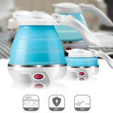 2137 Silicone Foldable Collapsible Electric Water Kettle Camping  Boiler 